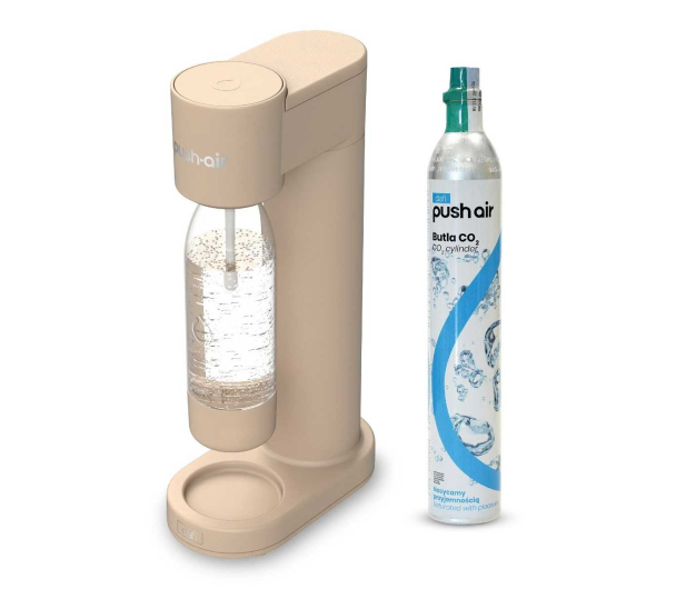 DAFI PushAir z nabojem CO2 + butelka 0,7 - cappuccino - 1484381 - zdjęcie 2
